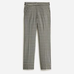 J. Crew Kate Straight Leg Pant in Gingham Italian Wool Blend - 16